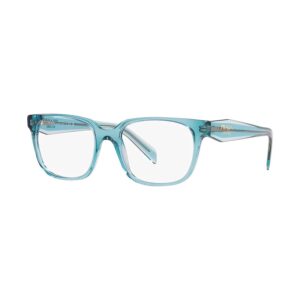 Prada PR 17ZV 16J1O1 kristal mavi asetat kadın optik gözlük çerçevesi