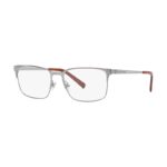 Ralph Lauren RL5119 9299 Yarı mat koyu kurşuni renk metal dikdörtgen erkek optik gözlük çerçevesi
