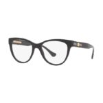 Versace VE3304 GB1 siyah asetat cat eye modeli kadın optik gözlük çerçevesi