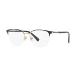 Versace VE1247 1252 siyah gold rengi metal kadın optik çerçeve modeli