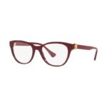 Versace VE3330 5388 kırmızı kemik çerçeve cat eye kadın optik gözlük modeli