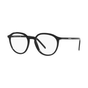 Prada PR 12YV 1AB1O1 kadın erkek unisex siyah optik gözlük çerçevesi