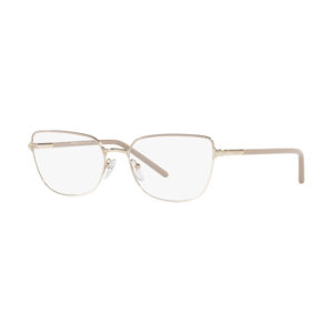 Prada PR 59YV 06I1O1 beyaz bej rengi metal kelebek modeli kadın optik gözlük