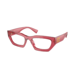 Miu Miu MU03XV 15Q1O1 bordo kadın optik gözlüğü