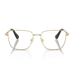 Swarovski SK1003 4013 soluk gold altın rengi dikdörtgen metal kadın optik gözlük çerçevesi